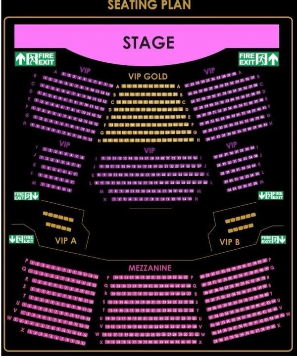 Seat chart