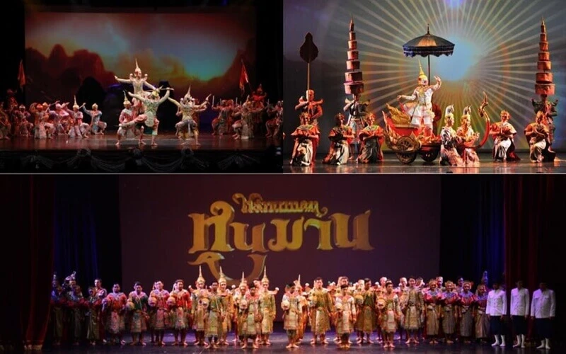 การแสดงโขน ศาลาเฉลิมกรุง khon salachaleam krung bangkok