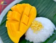 อาหารบนเรือมโนราห์ครูซ ข้าวเหนียวมะม่วง