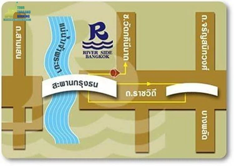 แผนที่เรือริเวอร์ไซด์ , ทานบุฟเฟ่ต์ , เรือสำราญหรู , บุฟเฟ่ต์ , กินอาหารบนเรือ