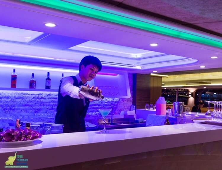 wonderful pearl counter bar เค้าเตอร์บาร์ เรือวันเดอร์ฟูลเพิร์ล