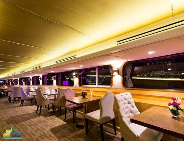 BKK_wonderful_pearl Cruise ที่นั่งห้องแอร์เรือวันเดอร์ฟูลเพิร์ล