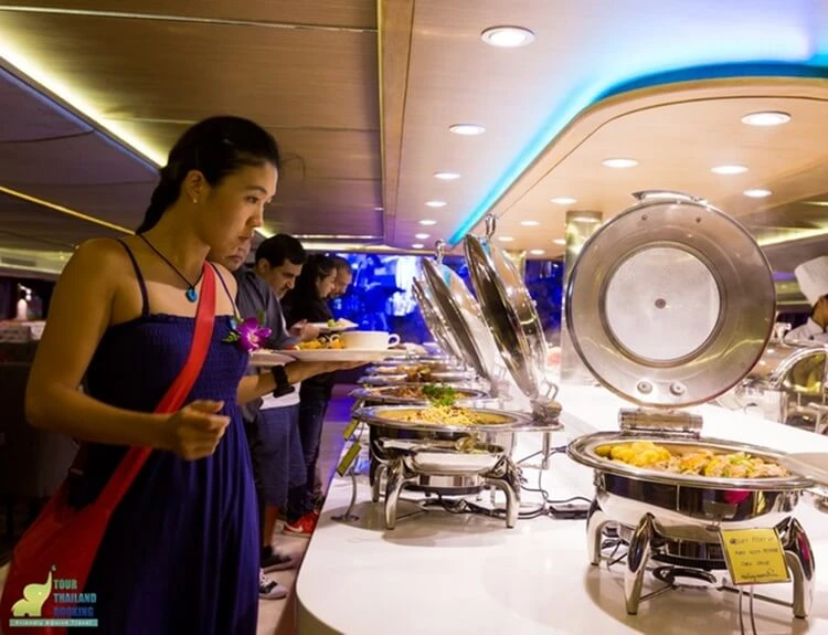 wonderful pearl cruise ไลน์อาหารบุฟเฟ่ต์