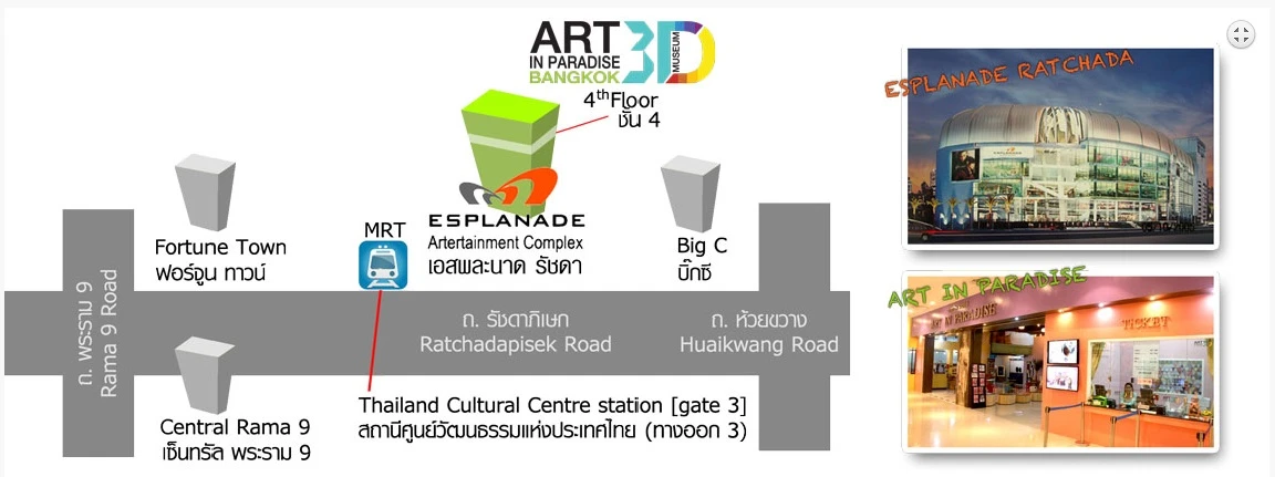 BKK art in pardise map