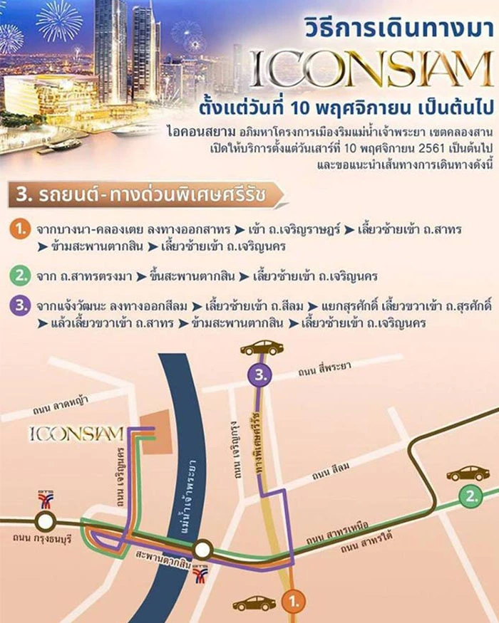 ทางไปไอคอนสยาม