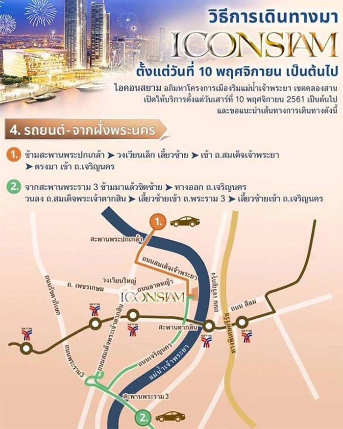 ทางไปไอคอนสยาม