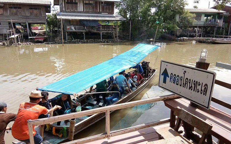 ล่องเรือหางหางยาวคลลองโคน